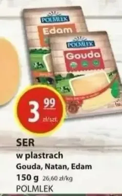 Ser w plastrach gouda, natan, edam promocja w Zielony Koszyk