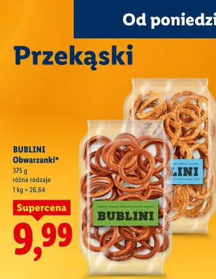 Obwarzanki, różne rodzaje promocja w Lidl