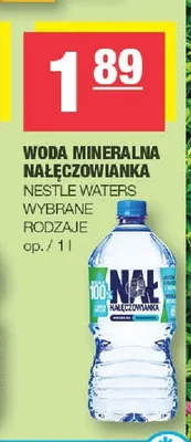 Woda mineralna Nałęczowianka niegazowana promocja w SPAR