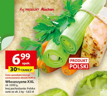 Włoszczyzna XXL promocja w Auchan