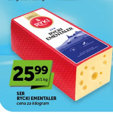 Ser Rycki Ementaler promocja w Groszek