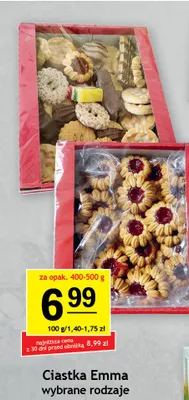 Ciastka Emma promocja w Gram Market