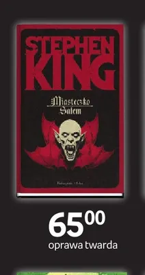 Książka Miasteczko Salem Stephen King oprawa twarda promocja w Empik