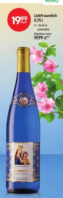 Wino białe półsłodkie Jakobsberg Liebfraumilch promocja w Żabka
