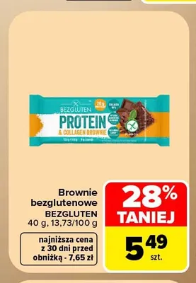 Brownie bezglutenowe Bezgluten promocja w Carrefour Market