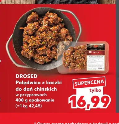 Polędwica z kaczki do dań chińskich w przyprawach Drosed promocja w Kaufland