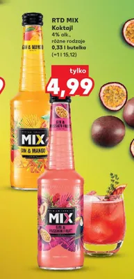Koktajl RTD Mix Gin & Passion Fruit promocja w Kaufland
