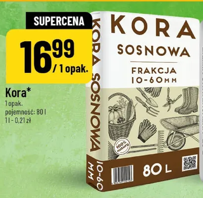 Kora sosnowa frakcja 10-60 mm promocja w POLOmarket