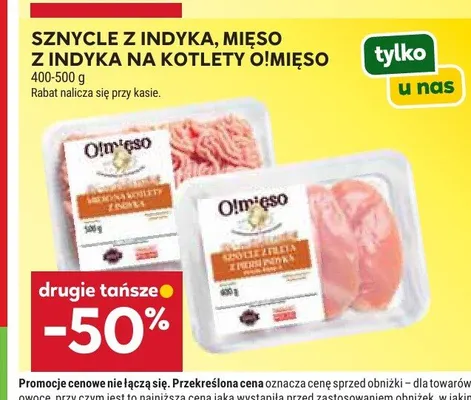 Sznycle z indyka O!Mięso promocja w Stokrotka