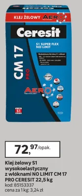 Klej żelowy S1 wysokoelastyczny z włóknami NO LIMIT CM 17 PRO promocja w Leroy Merlin