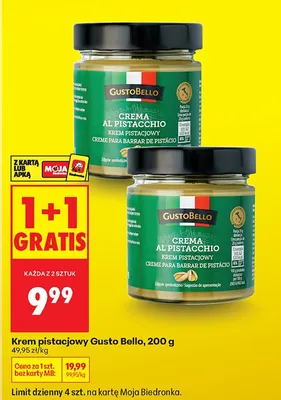 Krem pistacjowy promocja w Biedronka