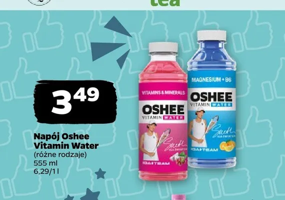 Napój Oshee Vitamin Water promocja w Netto