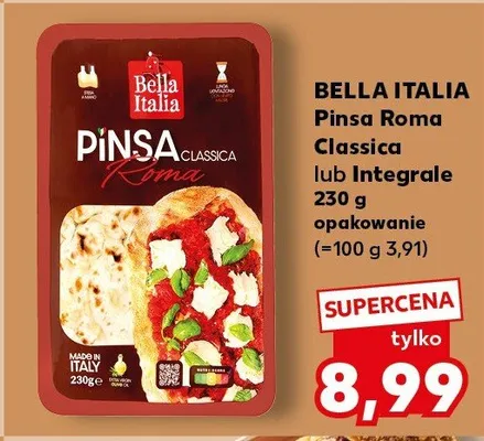 Pinsa Roma Classica lub Integrale promocja w Kaufland