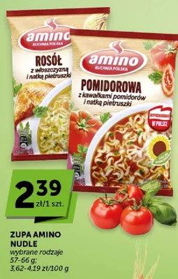 Zupa nudle rosół z włoszczyzną i natką pietruszki promocja w ABC