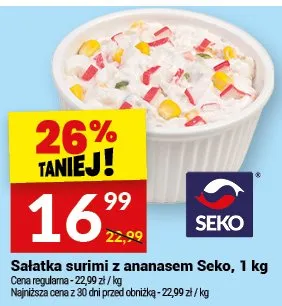 Sałatka surimi z ananasem promocja w Twój Market