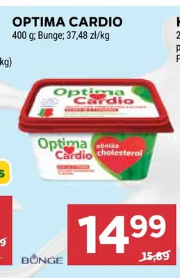 Margaryna Optima Cardio promocja w Stokrotka