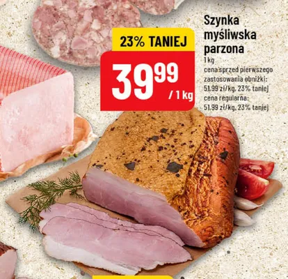 Szynka myśliwska parzona promocja w POLOmarket