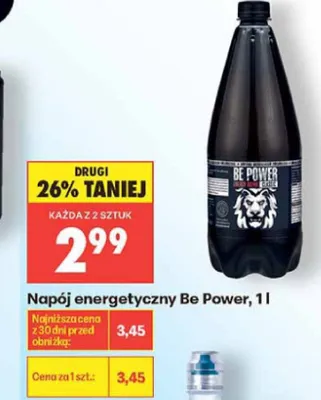 Napój energetyczny Be Power promocja w Biedronka