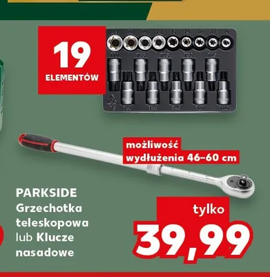 Grzechotka teleskopowa Parkside promocja w Kaufland