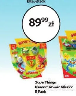 Zabawka SuperThings Kazoom Power Mission 5 Pack promocja w Empik