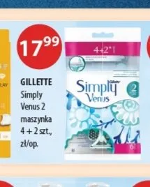 Maszynka do golenia Gillette Simply Venus 2 promocja w Drogerie Laboo