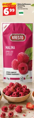 Malina liofilizowana Kresto promocja w TOPAZ