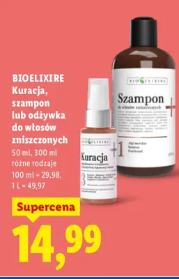 Kuracja, odżywka do włosów zniszczonych promocja w Lidl