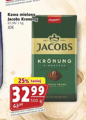 Kawa mielona Jacobs Krönung promocja w Prim Market