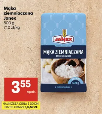 Mąka ziemniaczana Janex promocja w Delikatesy Centrum