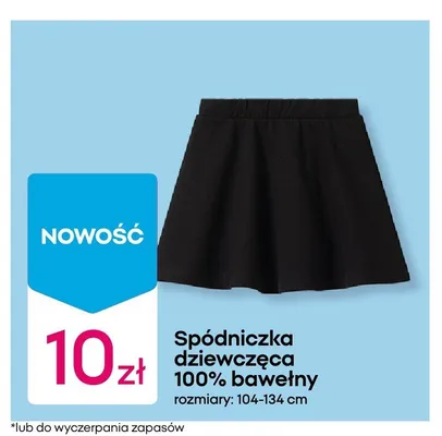 Spódniczka dziewczęca 100% bawełny promocja w Pepco