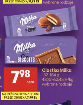 Ciastka Milka promocja w Delikatesy Centrum