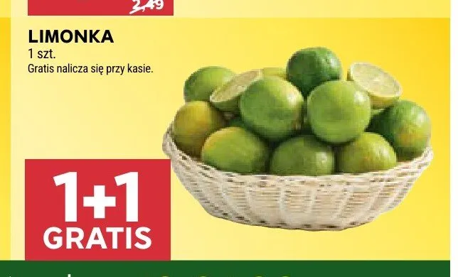 Limonka promocja w Stokrotka