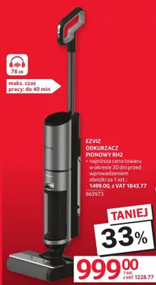 Odkurzacz pionowy EZVIZ RH2 promocja w Selgros