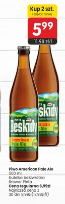 Piwo Pinta Beskidy American Pale Ale promocja w Market Point