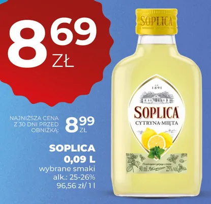 Nalewka Soplica Cytryna-Mięta promocja w Duży Ben