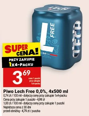Piwo Lech Free promocja w Twój Market
