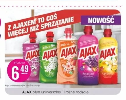 Płyn uniwersalny Ajax promocja w Drogerie Jasmin