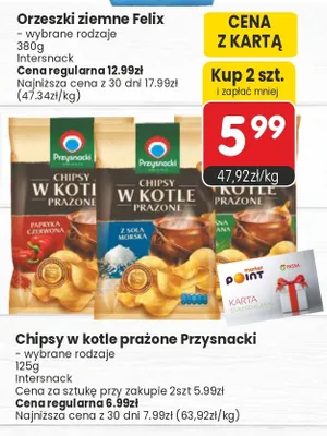 Chipsy w kotle prażone Przysnacki promocja w Market Point