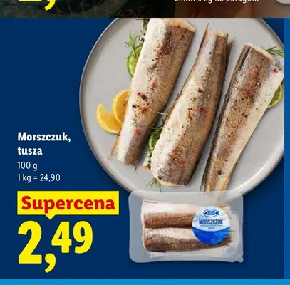 Morszczuk tusza Targ Rybny Lidla promocja w Lidl