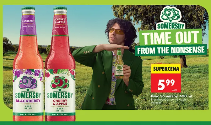 Piwo Somersby Cherry & Apple promocja w Biedronka