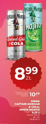 Drink Captain Morgan White Mojito promocja w Duży Ben