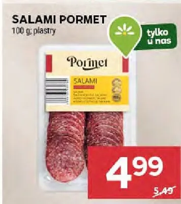 Salami pormet promocja w Stokrotka