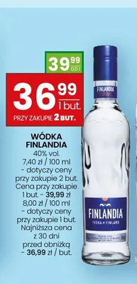 Wódka Finlandia promocja w Twój Market