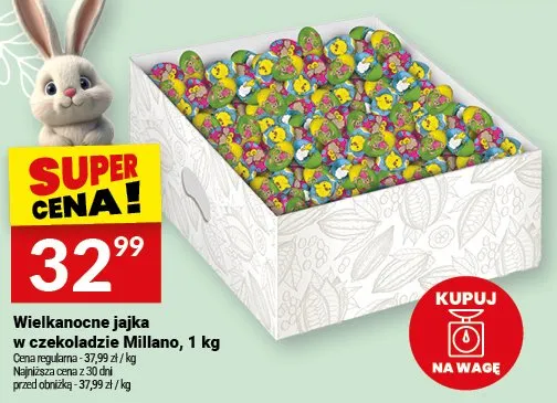 Wielkanocne jajka mix czekoladie Milano promocja w Twój Market