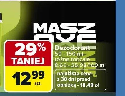 Dezodorant AXE promocja w Carrefour
