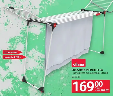 Suszarka Infiniti Flex Vileda promocja w Selgros