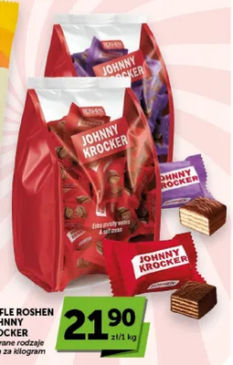 Wafle Roshen Johnny Krocker Milk promocja w Euro Sklep