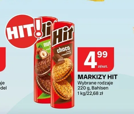Ciastka markizy Hit Nut promocja w Chorten