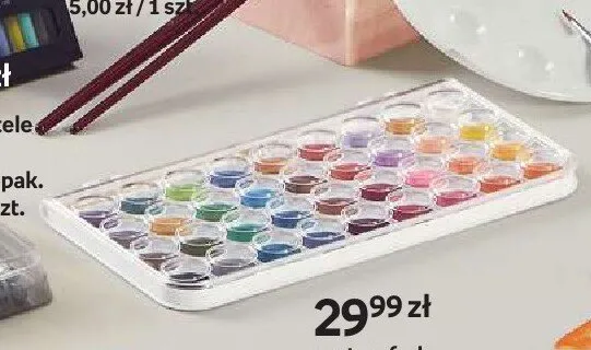 Zestaw farb akwarelowych Creadu 37 el. promocja w Empik
