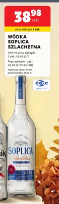 Wódka Soplica Szlachetna promocja w Stokrotka